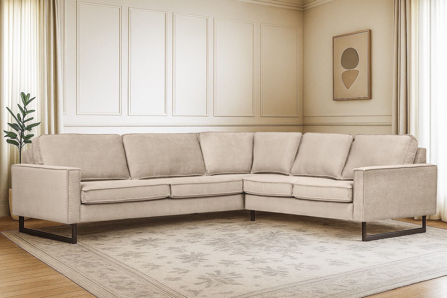 Places of Style Ecksofa Pinto, XXL, günstig online kaufen