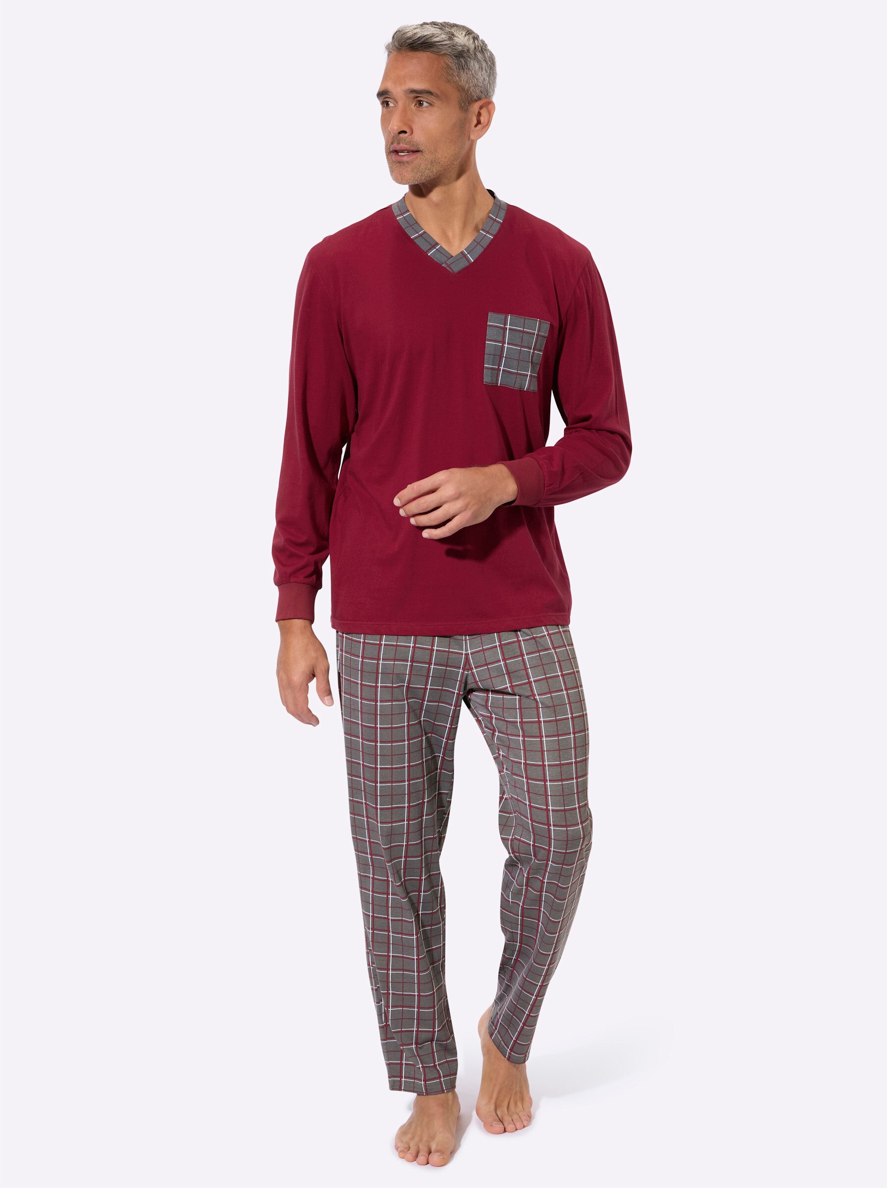 Sieh an! Schlafanzug Schlafanzug Langarm