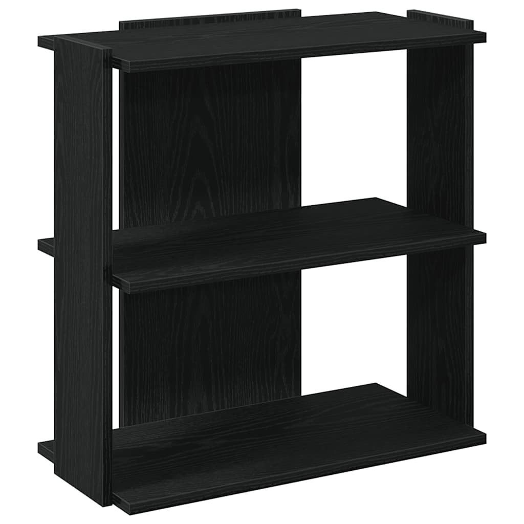 vidaXL Bücherregal Bücherregal 3 Böden Schwarz günstig online kaufen