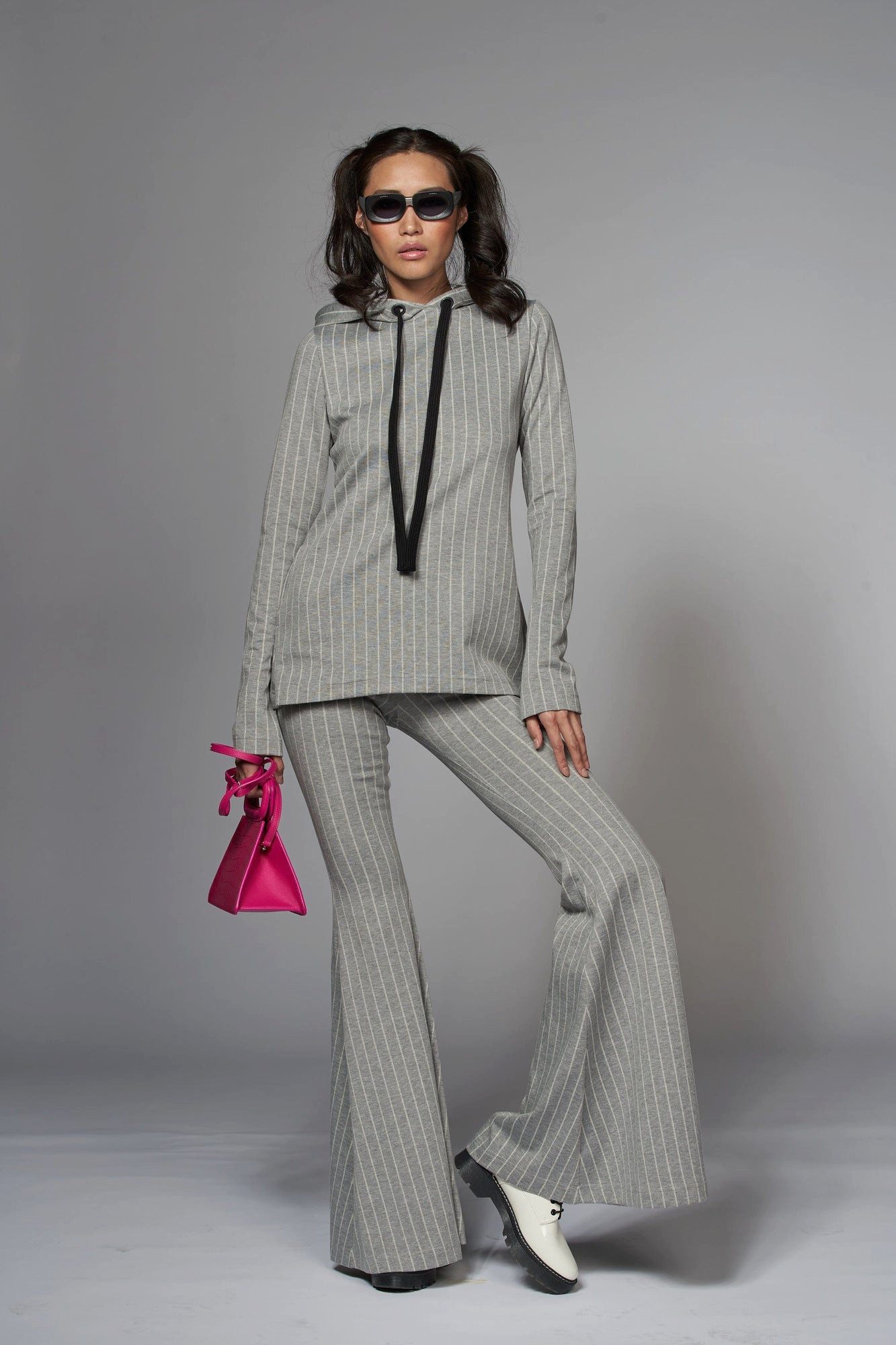 ILAY Lit Hoodie Alison 2 Teiler Hellgrau