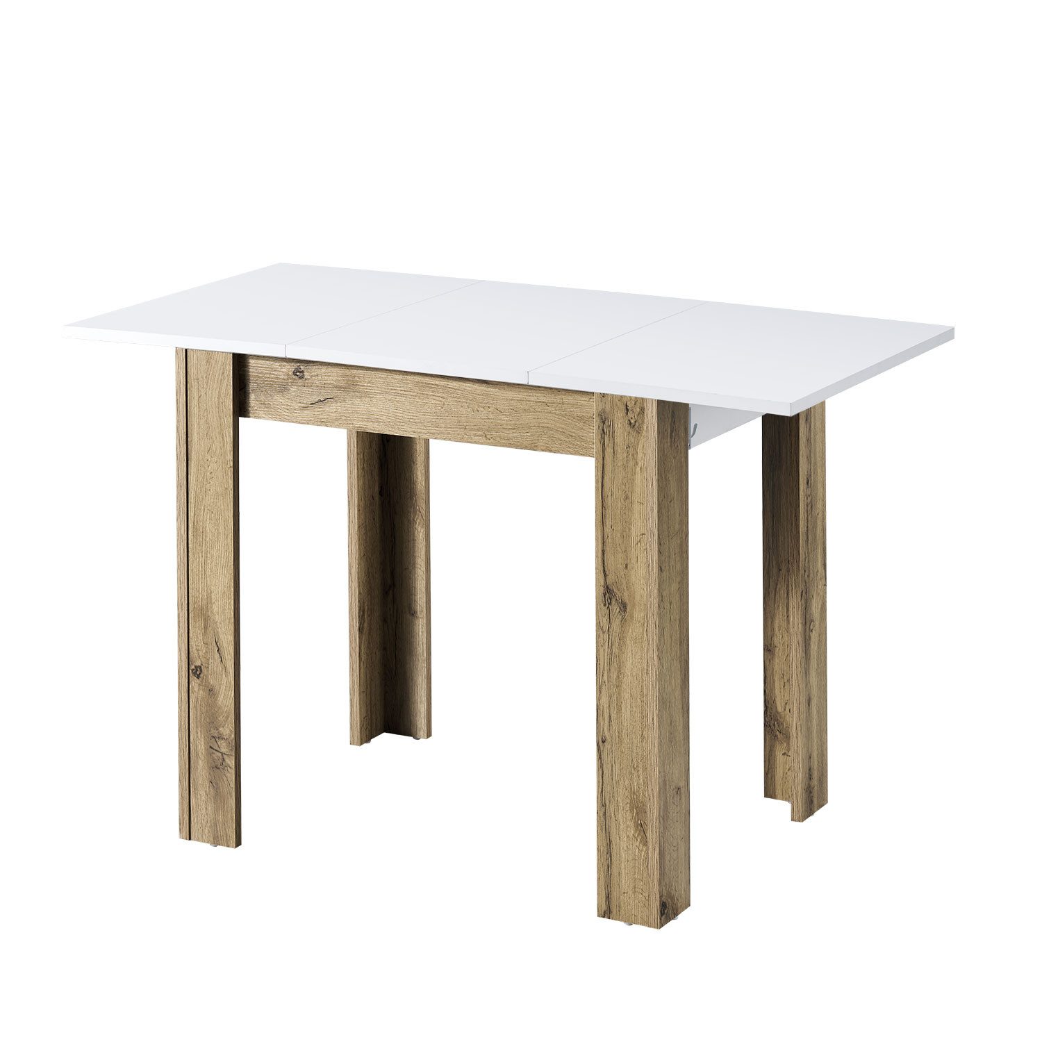 B&D home Esstisch LIVIUS, Holztisch, ausziehbar, 60 / 80cm Breit, 4-6 Personen versch. Farben