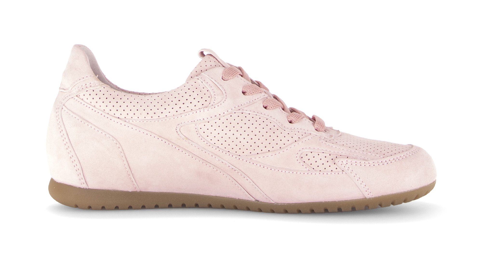 Gabor DAVOS Sneaker Freizeitschuh, Halbschuh, Schnürschuh mit Lochmuster, G-Weite