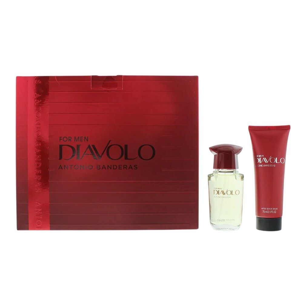 antonio banderas Eau de Toilette Diavolo For Men Gift Set 50ml EDT + 75ml Aftershave Balm