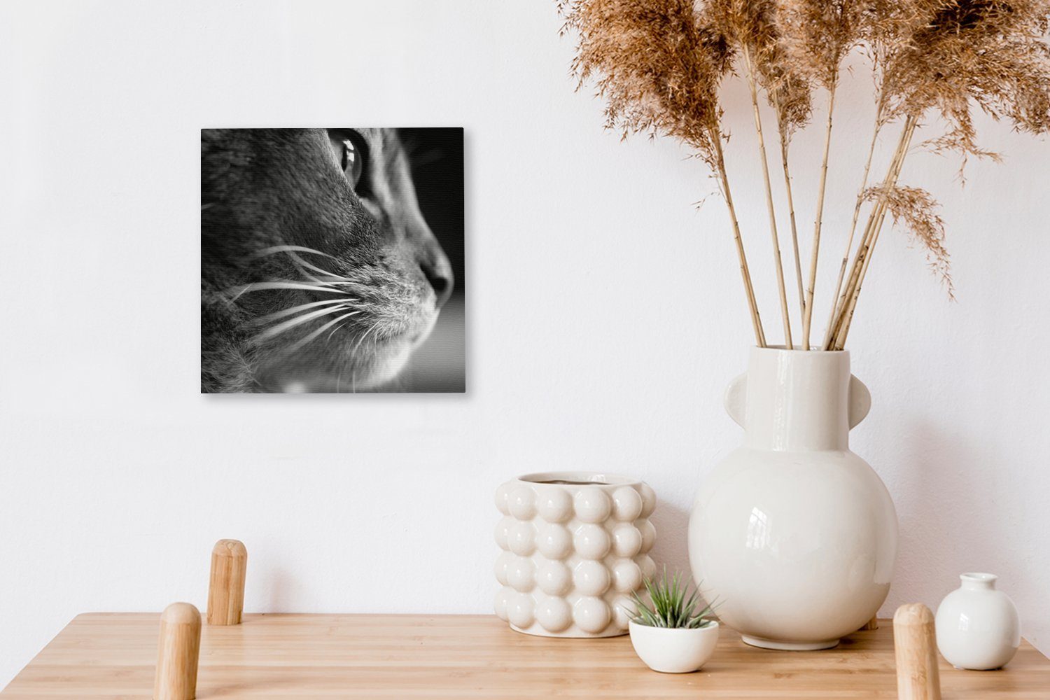 Wohnzimmer Schlafzimmer Bilder Tiere Katze OneMillionCanvasses® St), - Porträt, Leinwand - Leinwandbild - (1 für Abessinier