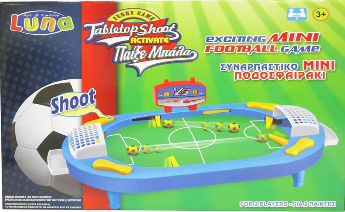 Diakakis Mini-Tischkicker Fußball Tischflipper Kicker Kickertisch Pinball