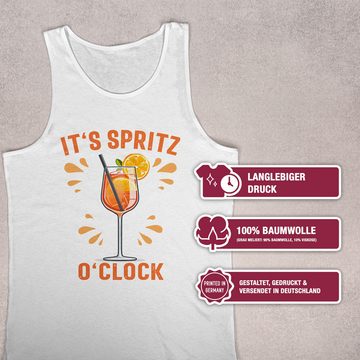 Shirtracer Tanktop Its Spritz o Clock Lustiges Geschenk Aperol Spritz Kostüm Fasching Ape Karneval & Fasching