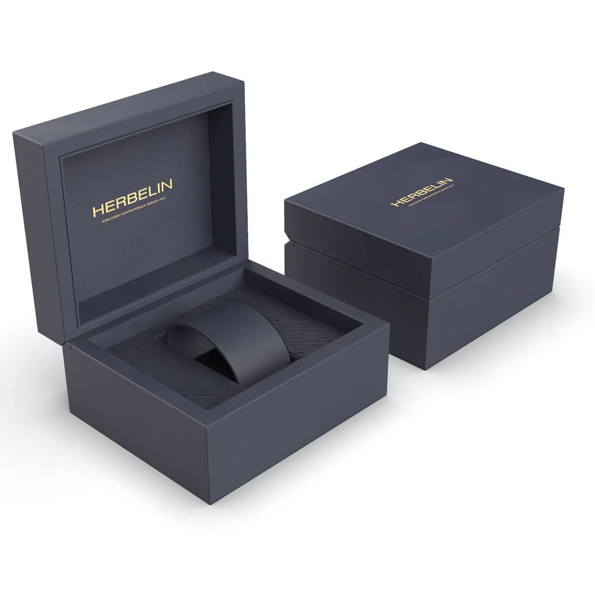 Michel Herbelin Schweizer Uhr Michel Herbelin Armbanduhr Inspiration Chrono 35647P12SU vergoldet, (1-tlg)
