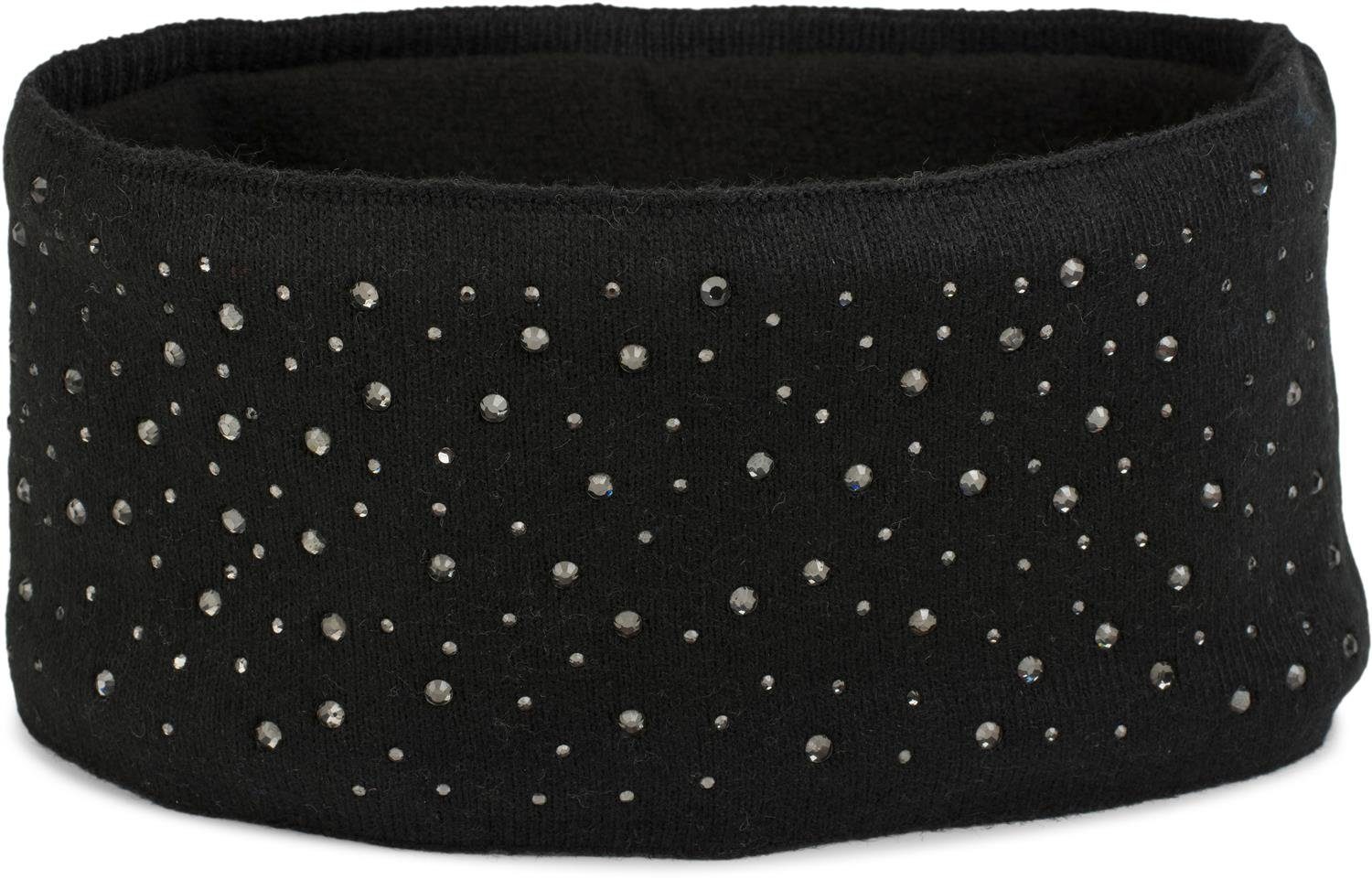 styleBREAKER Stirnband Feinstrick Stirnband mit Strass (1-St) günstig online kaufen