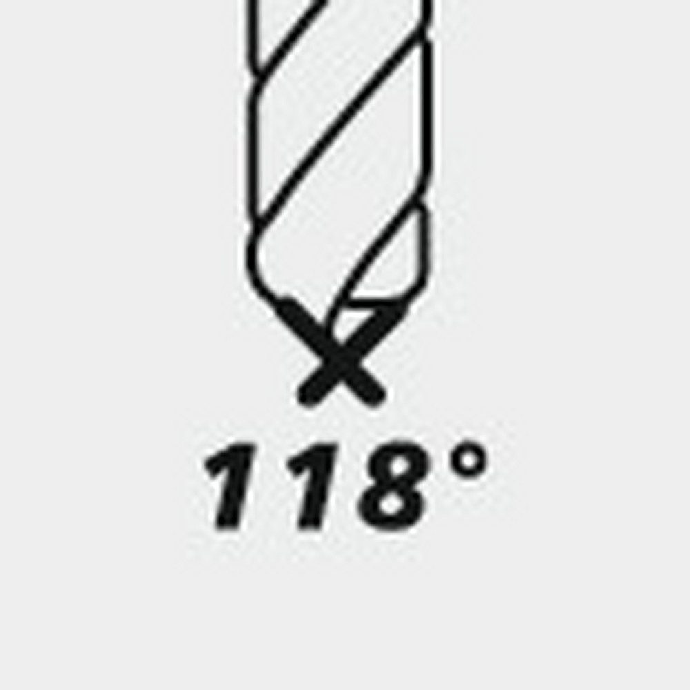 Dormer Spiralbohrer, HSS DIN338N 12,7 mm 118G Typ N 4xD A00212.7 TiN Tip