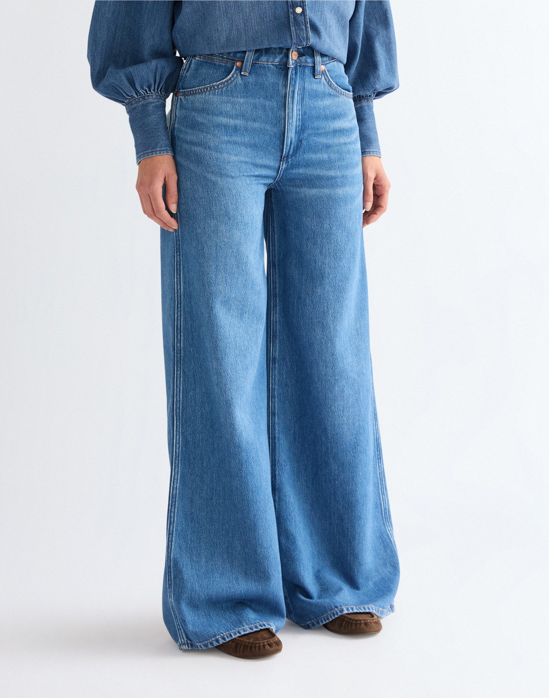 Wrangler Schlagjeans W-CANYO Bequeme Loose fit günstig online kaufen