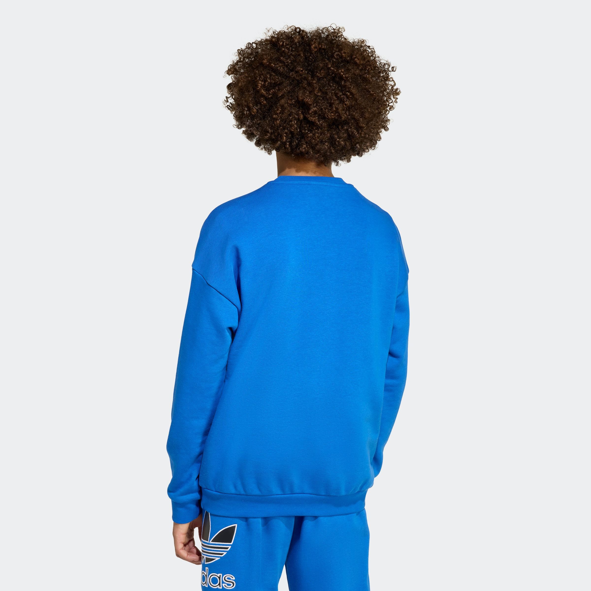 adidas Originals Sweatshirt TREFOIL KIDS sportlicher Stil, lockerer Schnitt, aus Baumwollmischung