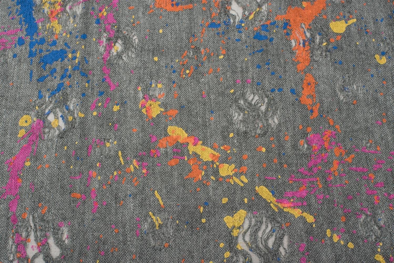 styleBREAKER Loop Loop mit Farbklecksen im günstig online kaufen