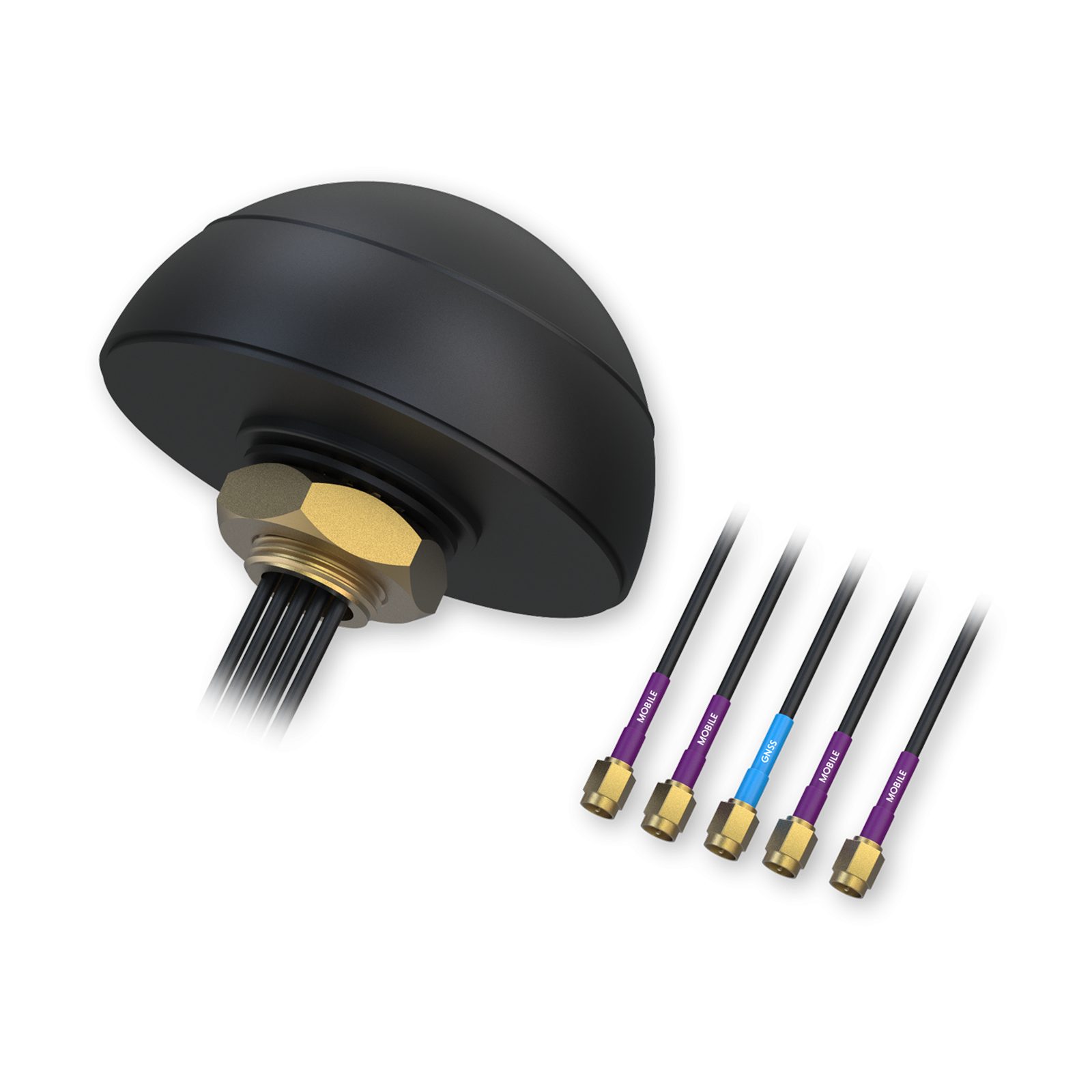 Teltonika PR1KCL28 COMBO QUAD MOBILE GNSS roof SMA antenna WLAN-Repeater