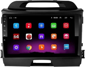 GABITECH Für KIA Sportage BT FM USB drahtlos Carplay 9 Zoll Android Autoradio Einbau-Navigationsgerät