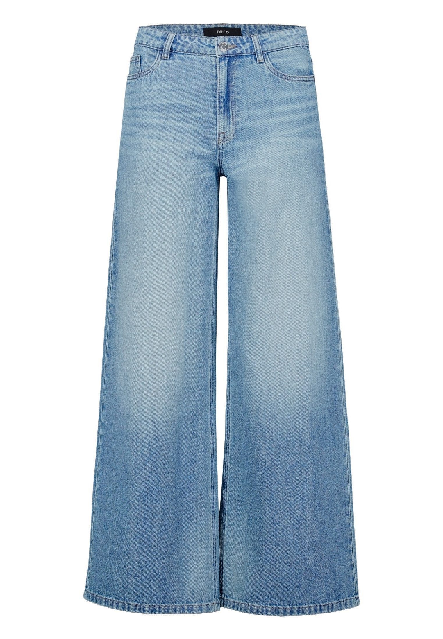 Zero Bequeme Jeans Damen fit Jeans mit weitem Bein – Bild 5 von 5