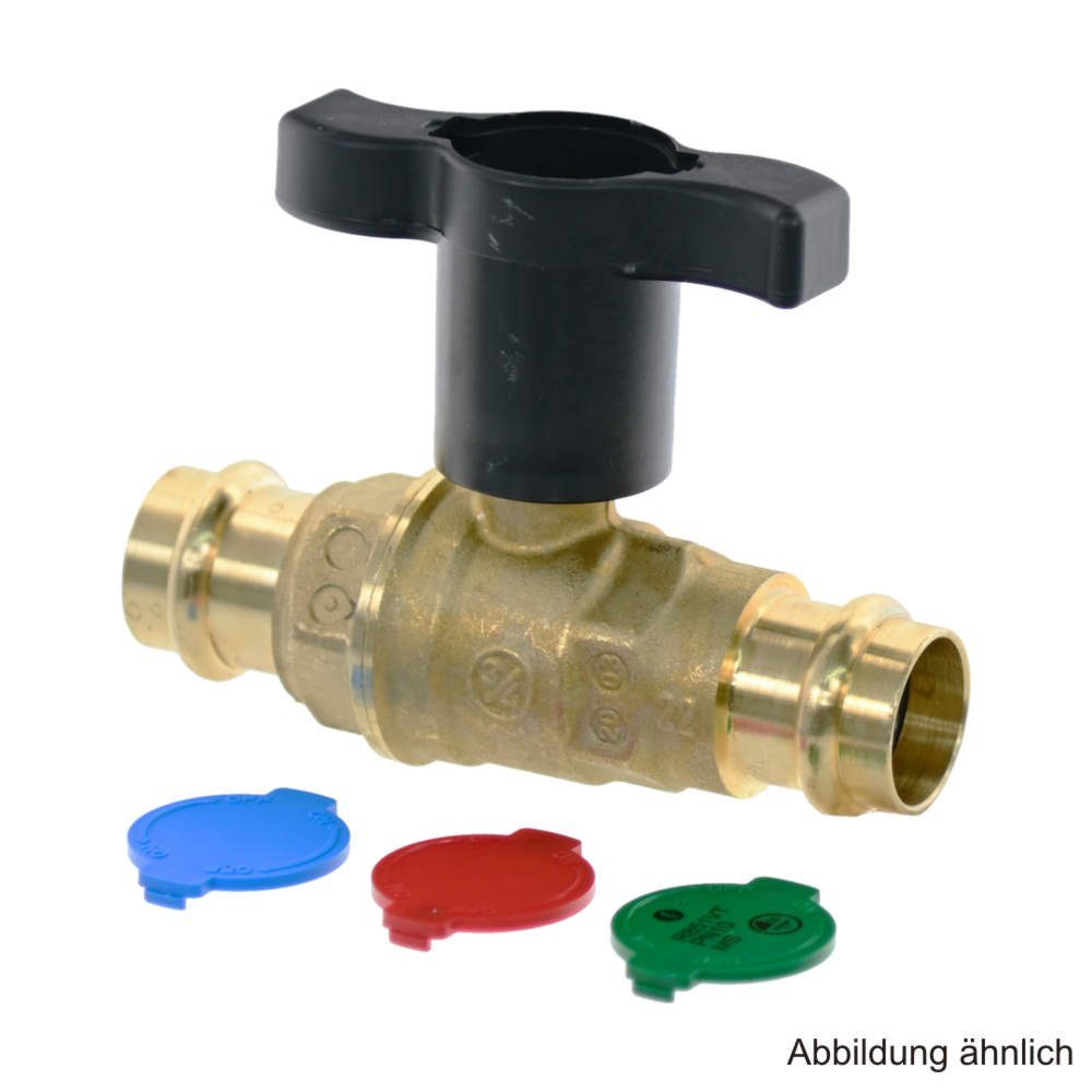 Giacomini S.p.A. Wasserrohr Kugelhahn mit beidseitigem Pressanschluss, 22 mm