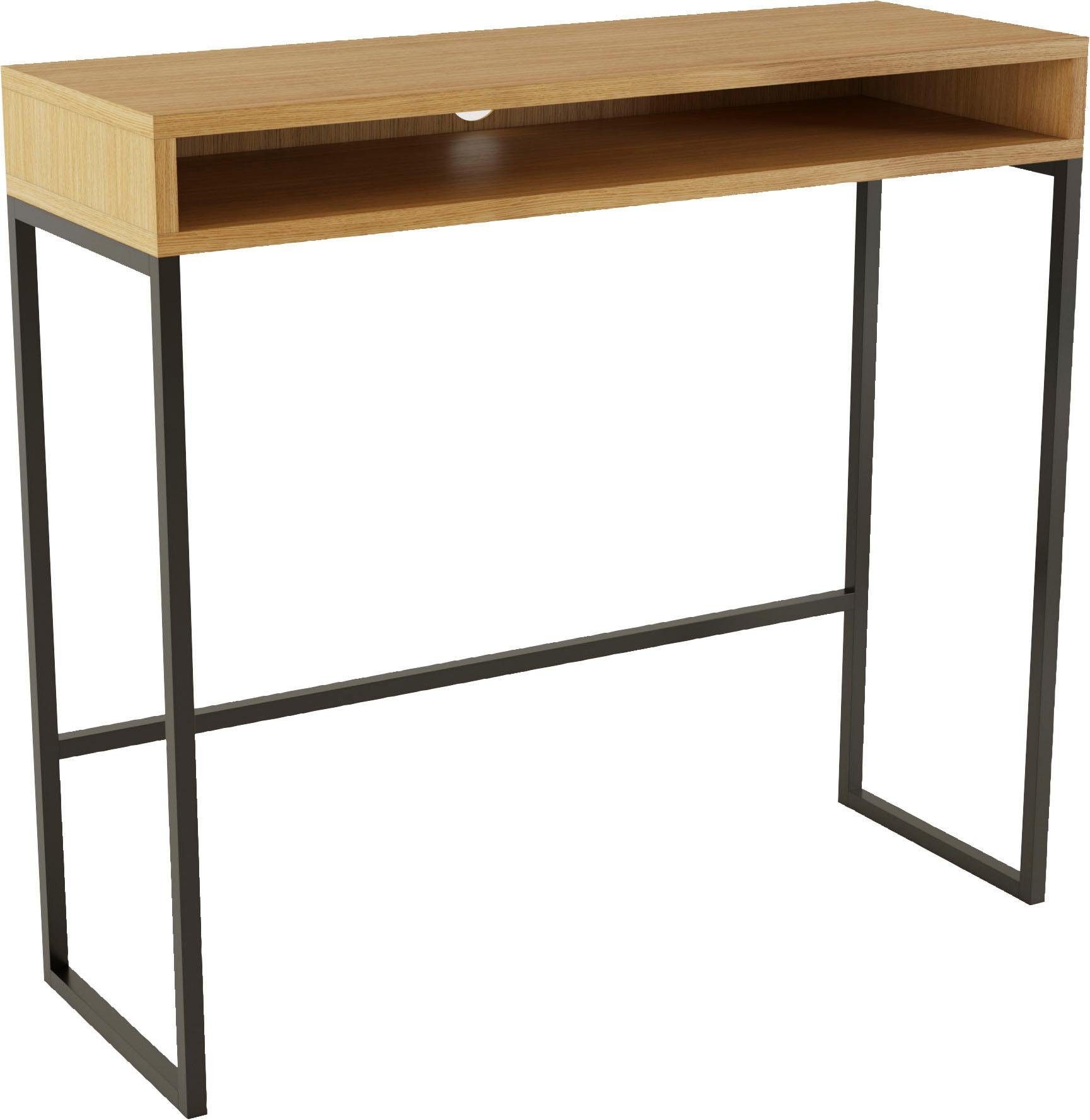 Woodman Schreibtisch Dominic, im schönen Design, Breite 100 cm, FSC®-zertifiziert