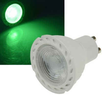 ChiliTec LED-Leuchtmittel GU10, 5W, 20lm, grün, ø50mm, GU10