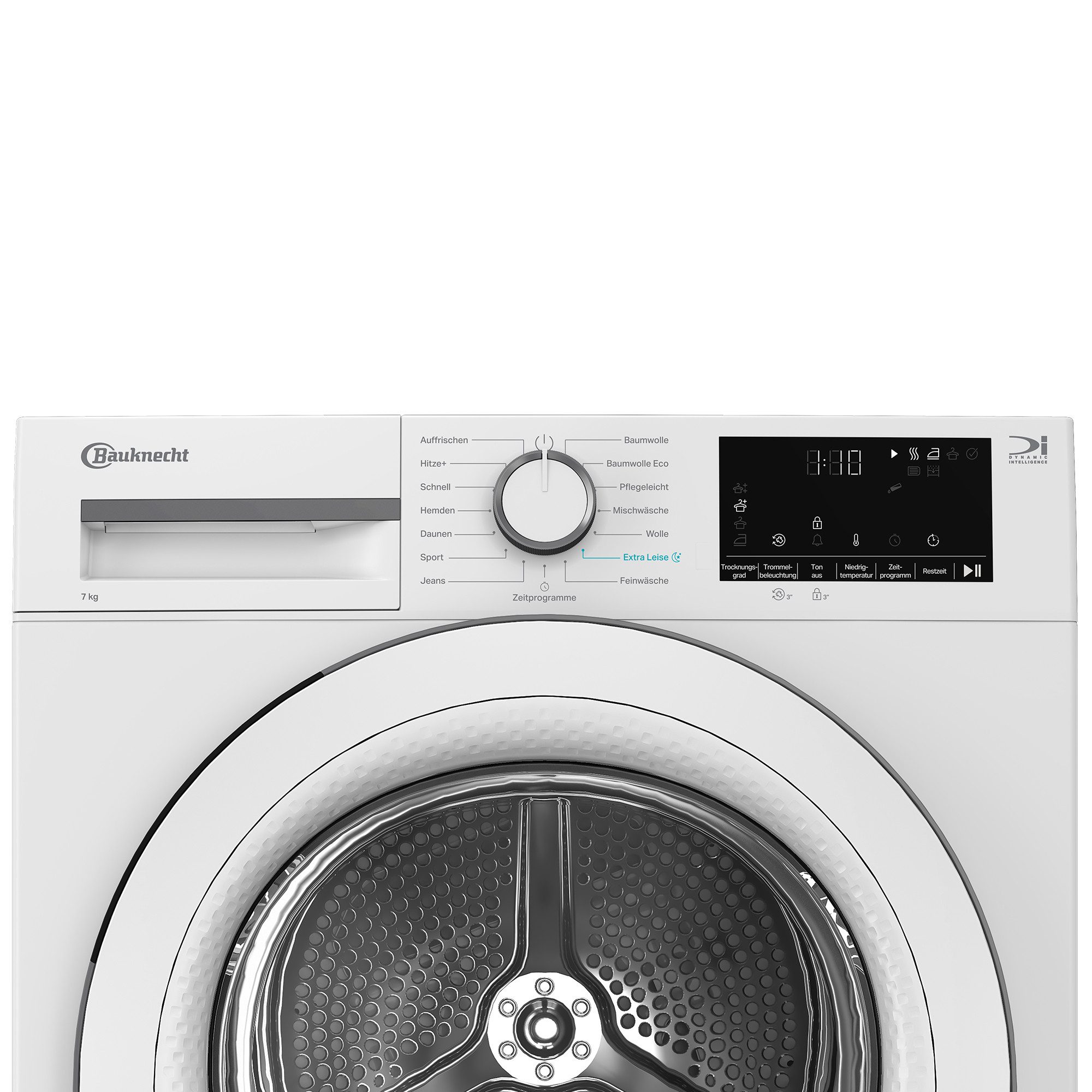 BAUKNECHT Wärmepumpentrockner BT 7RC WW, Precision Dry, Startzeitvorwahl, Trommelinnenbeleuchtung, Slim – Bild 5 von 5