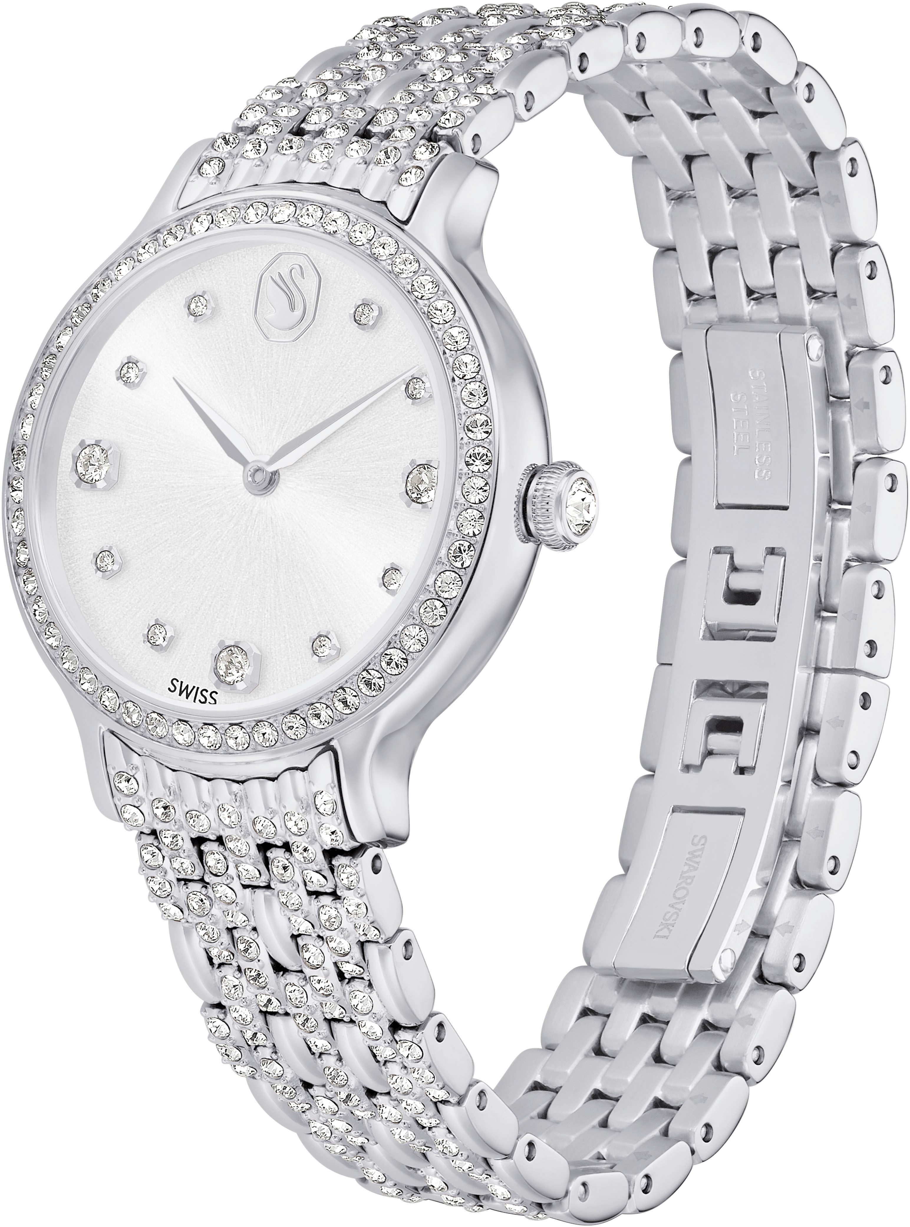 Swarovski Quarzuhr IMBER 5693634, Armbanduhr, Damenuhr, Swiss Made, Edelstahlarmband, analog
