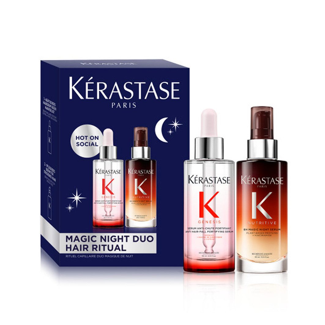 Kérastase Haarpflege-Set Kérastase Magic Night Duo Serum Genesis Nutritive, 2-tlg., 2 Set Haarserum