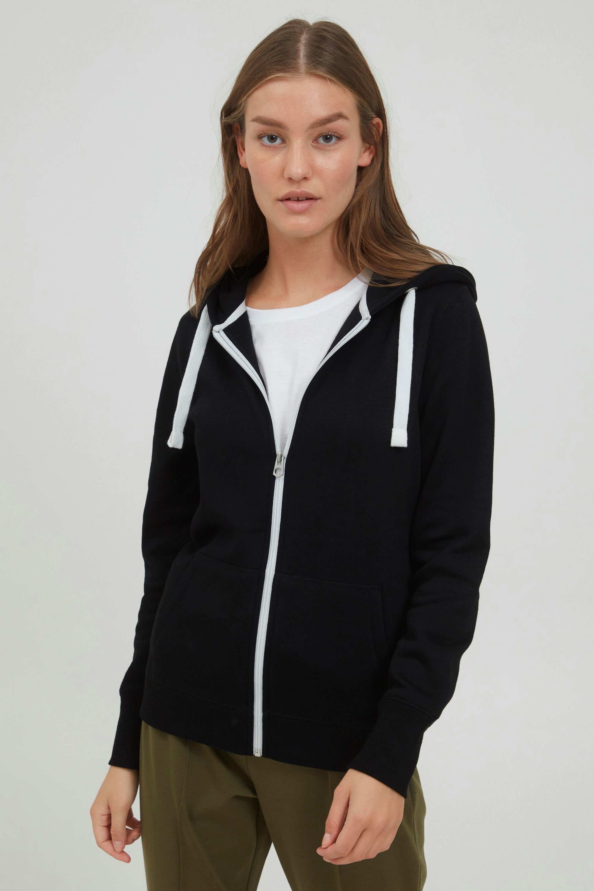 OXMO Kapuzensweatjacke OXOlinda BLACK (799000)