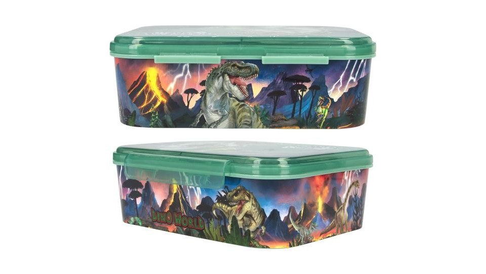 Depesche Lunchbox Dino World Brotdose Reflector, Kunststoff
