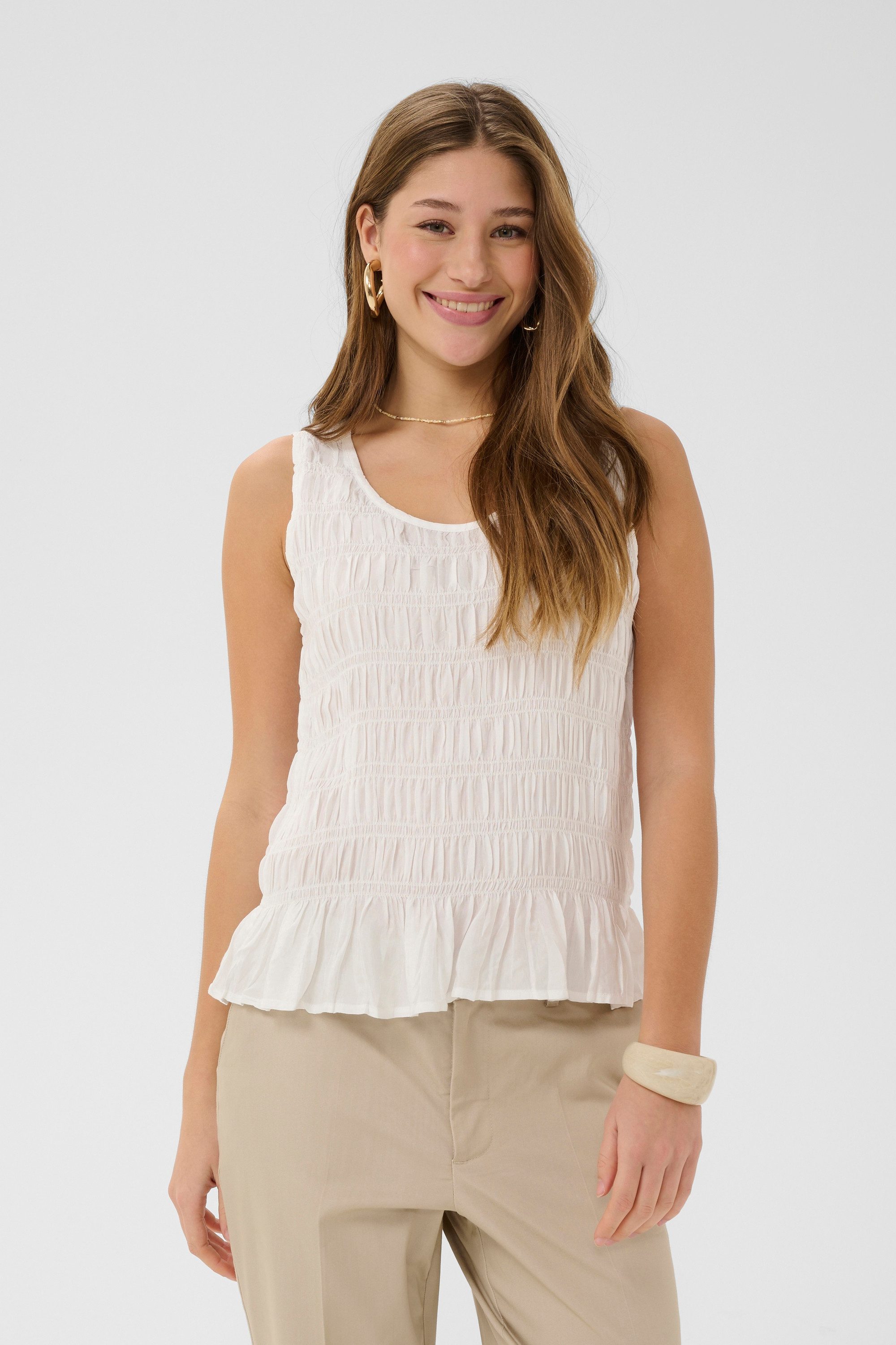 Blusentop Ärmellose Bluse CRHenva