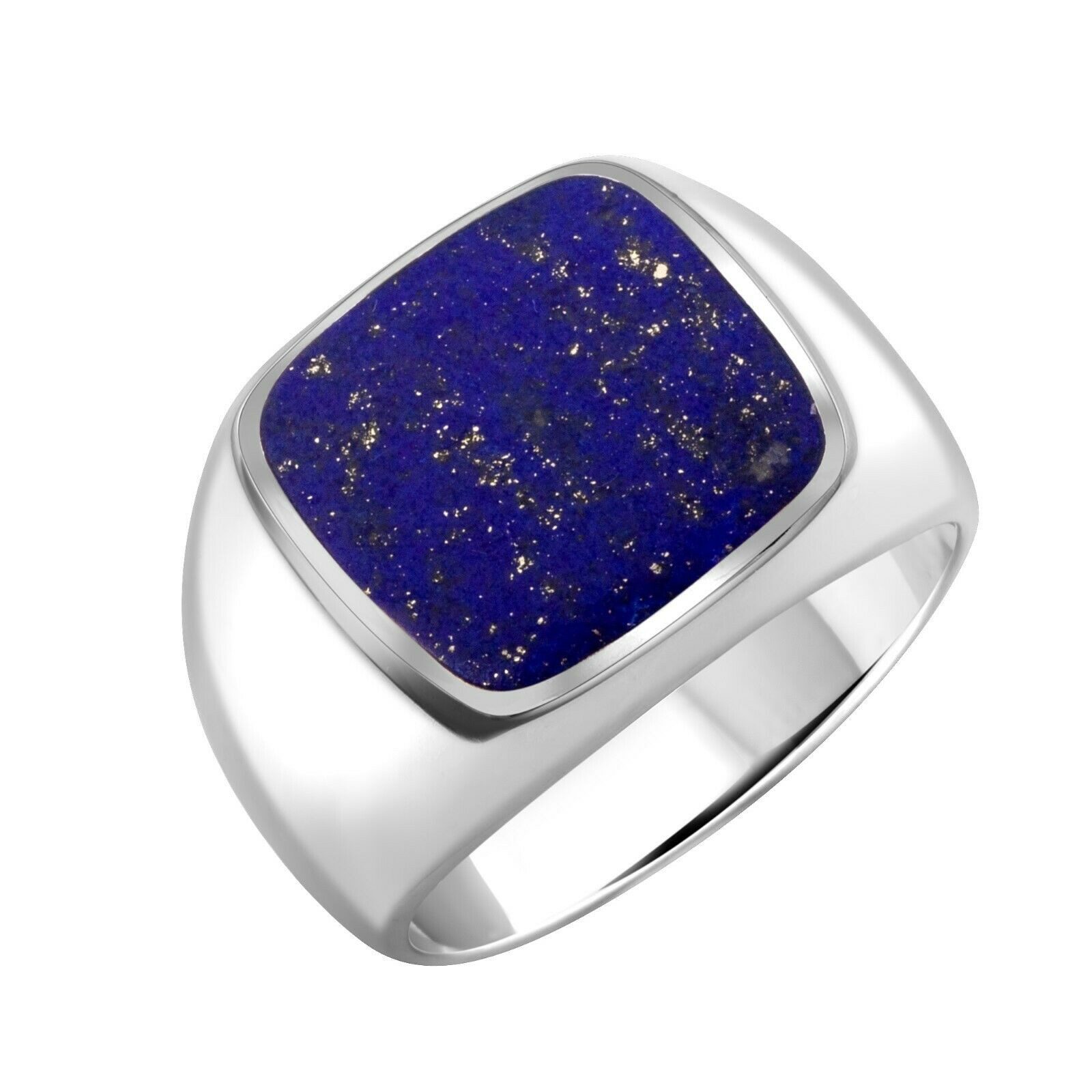 Tony Fein Silberring Siegelring Lapislazuli 925er Silber Massiv Hochglanzpo günstig online kaufen