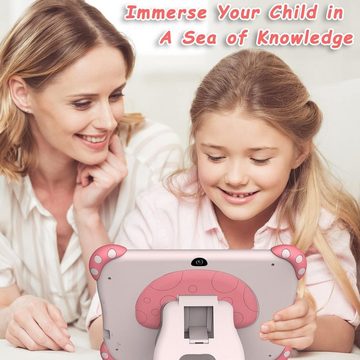 ascrecem Kinder Tablet,mit kindgerechte Hülle Tablets, HD-Display,WiFi Tablet (7.1", 32 GB, OS, Bluetooth, Kindersicherung, vorinstallierte Doppelkamera)