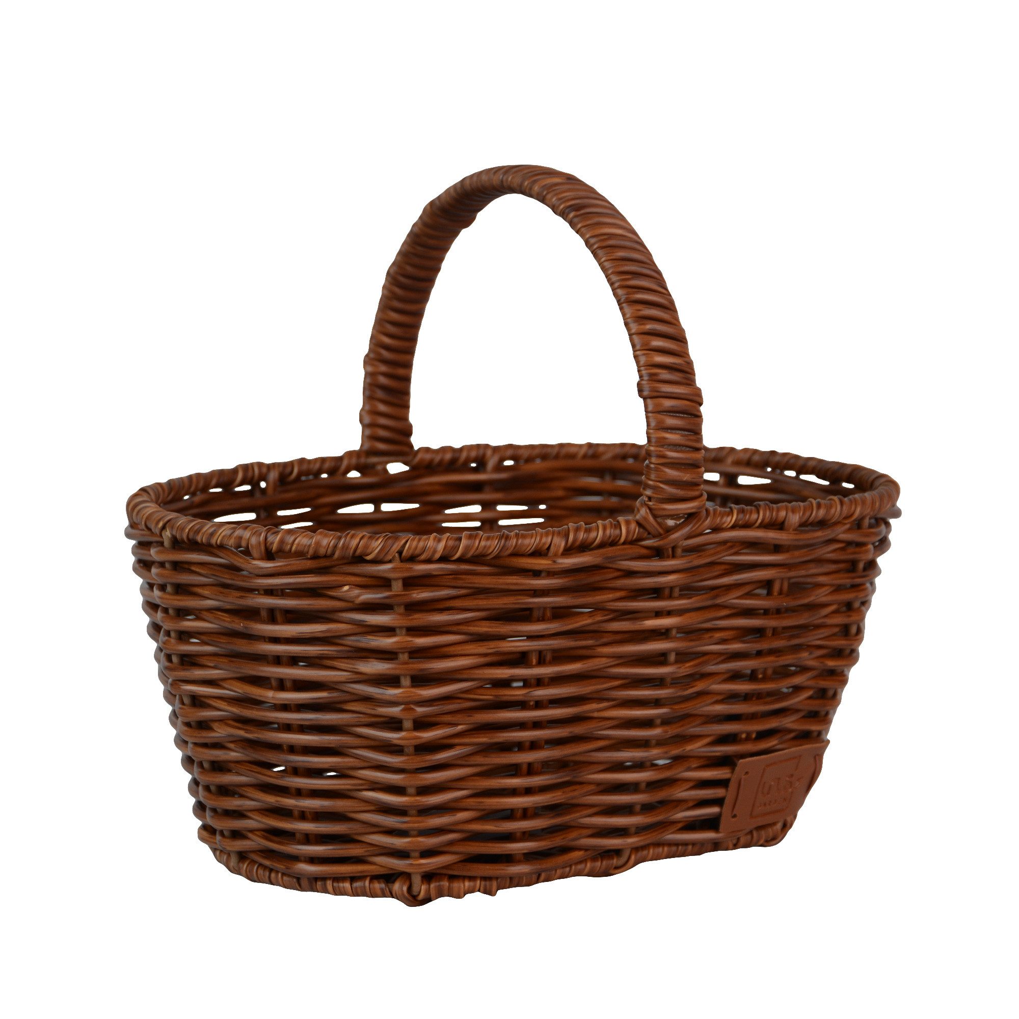 UNUS HOME Einkaufskorb Einkaufskorb im Rattan-Look für Kinder, Kaufladen-Korb, Picknickkorb, Spielzeugkorb, Ladenkorb, Osterkorb