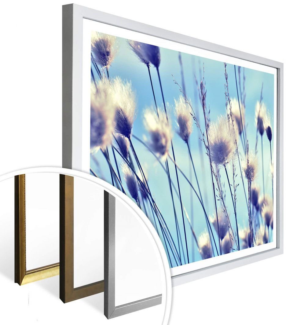 Wall-Art Poster Wind Gras, (1 Landschaften im St)