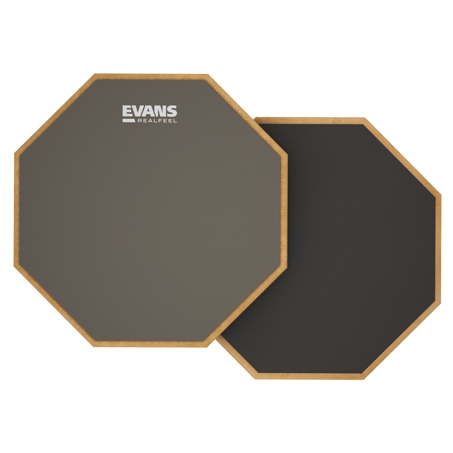 Evans Schlagzeug Evans RF12D Real Feel Practice Pad Übungspad 2-seitig,Übungspad, 2 seitig