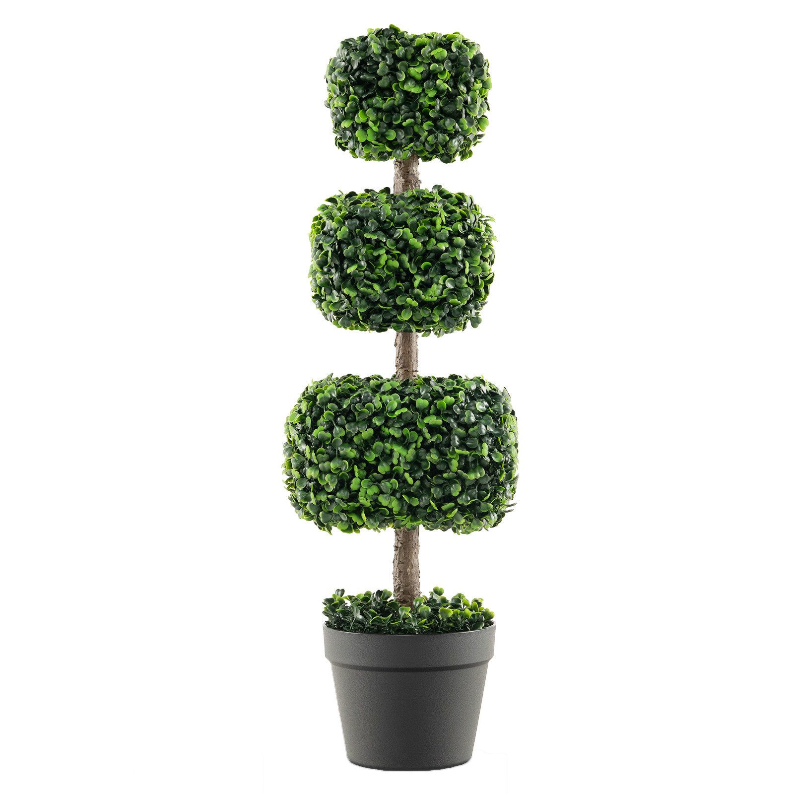 Kunstpflanze, COSTWAY, Höhe 75 cm, Kunstbaum Deko mit Topf, 75 cm günstig online kaufen