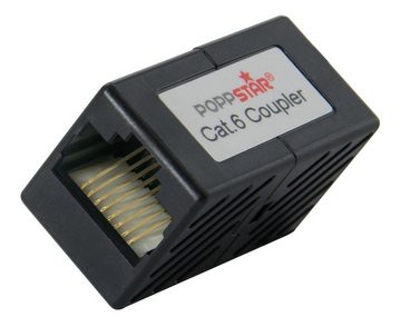 Poppstar Netzwerk-Adapter, Adapter Netzwerkkoppler mit Kupferlegierung