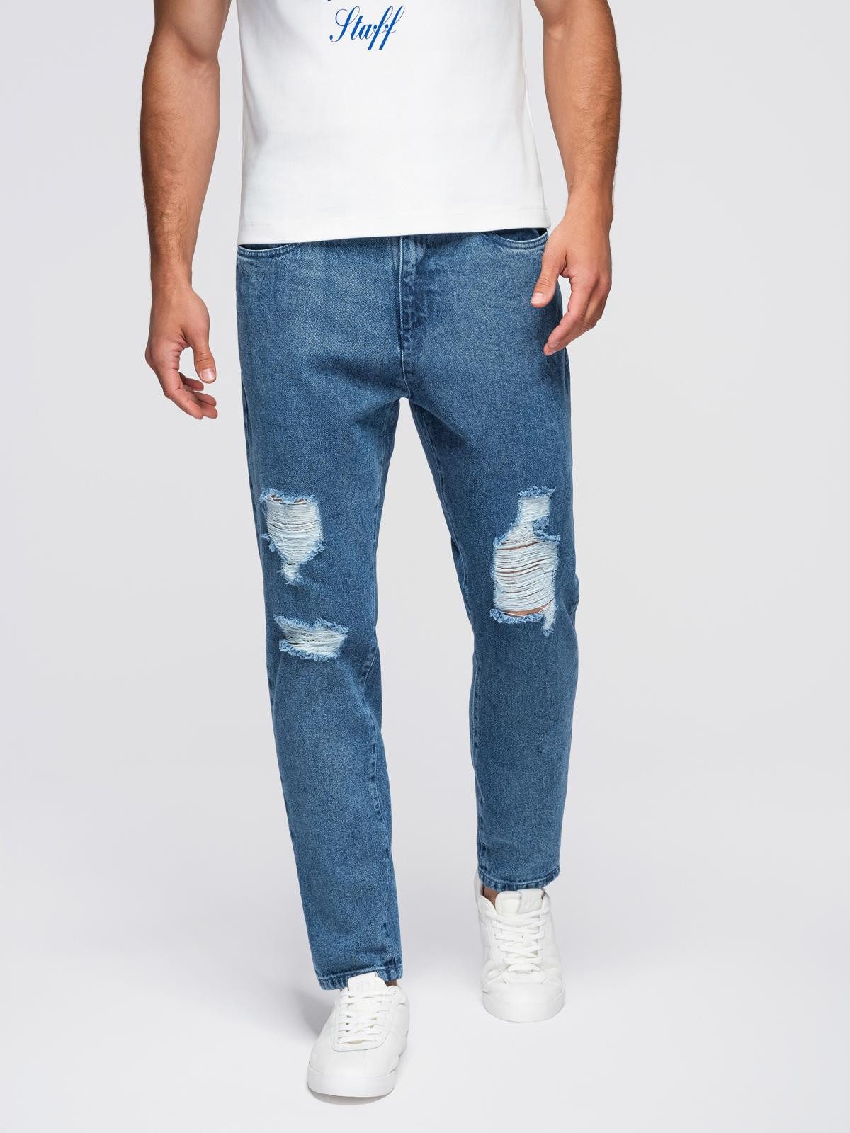 OMBRE Destroyed-Jeans Herrenjeans CARROT FIT mit günstig online kaufen