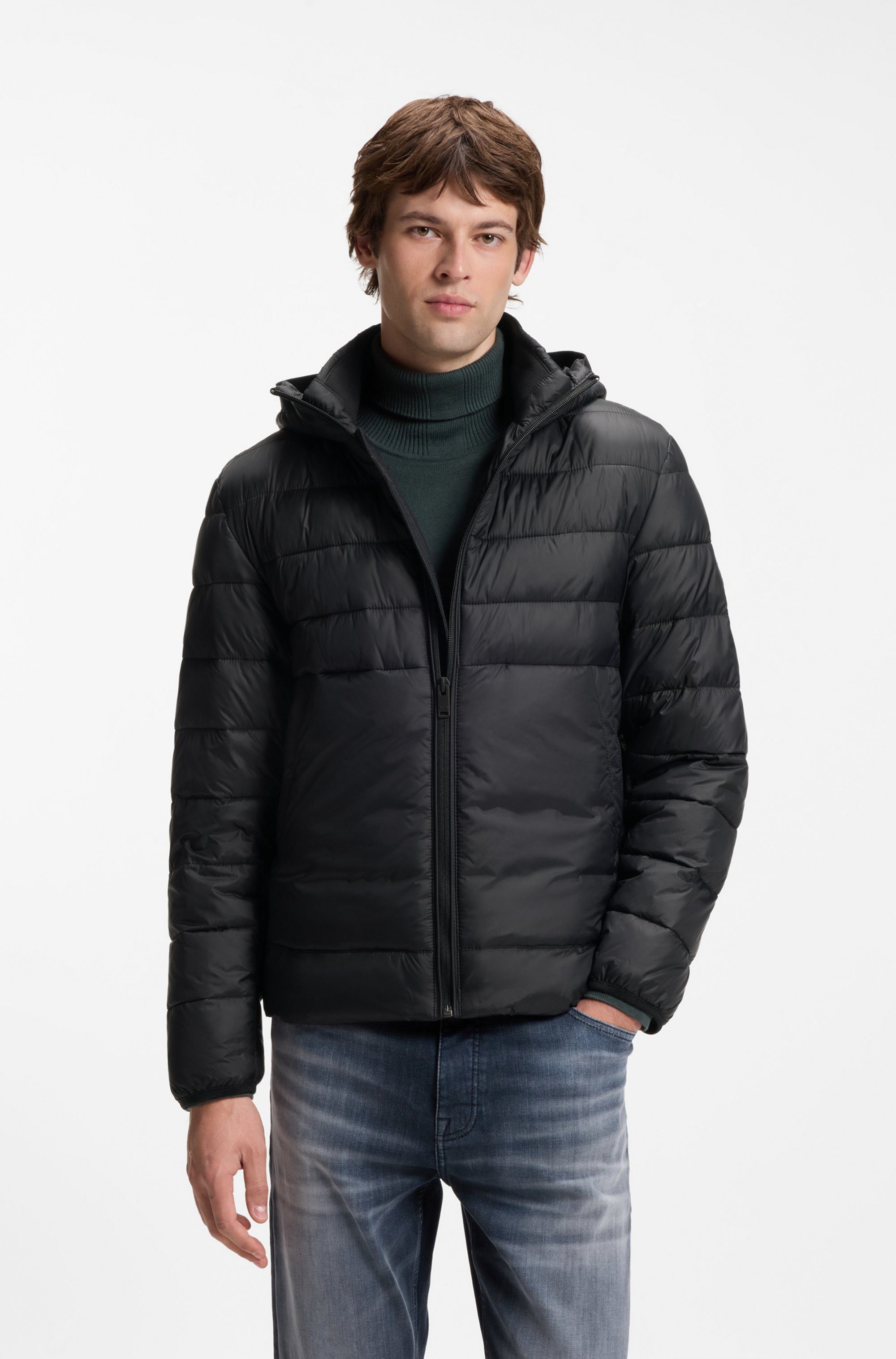BOSS ORANGE Steppjacke Odenni mit Stehkragen, wasserabweisend