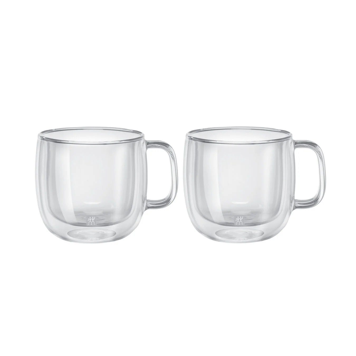 Zwilling Cappuccinotasse ZWILLING Sorrento Plus Cappuccinoglasset, 450 ml / 2-tlg hochwertiges Borosilikatglas, Borosilikatglas