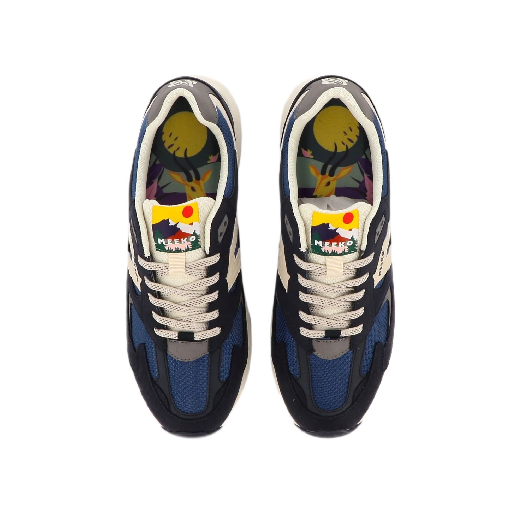 Meeko Capra (wasserdicht) dunkelblau/schwarz/cream Herren Sneaker