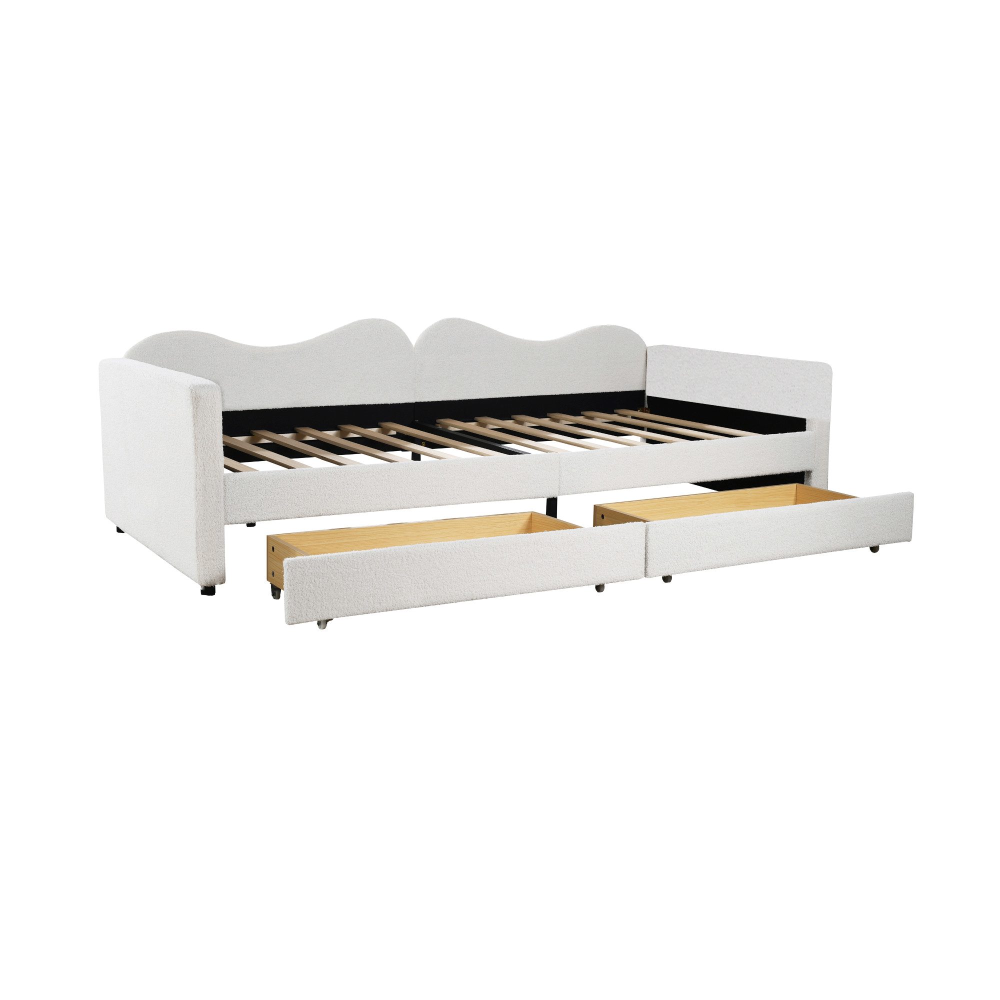SOFTWEARY Schlafsofa mit Bettfunktion, 90x200 cm, günstig online kaufen
