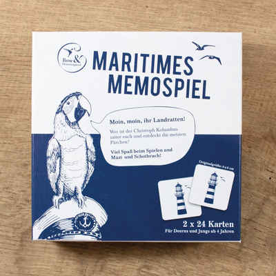 Bow & Hummingbird Spiel, Familienspiel Maritimes Memospiel