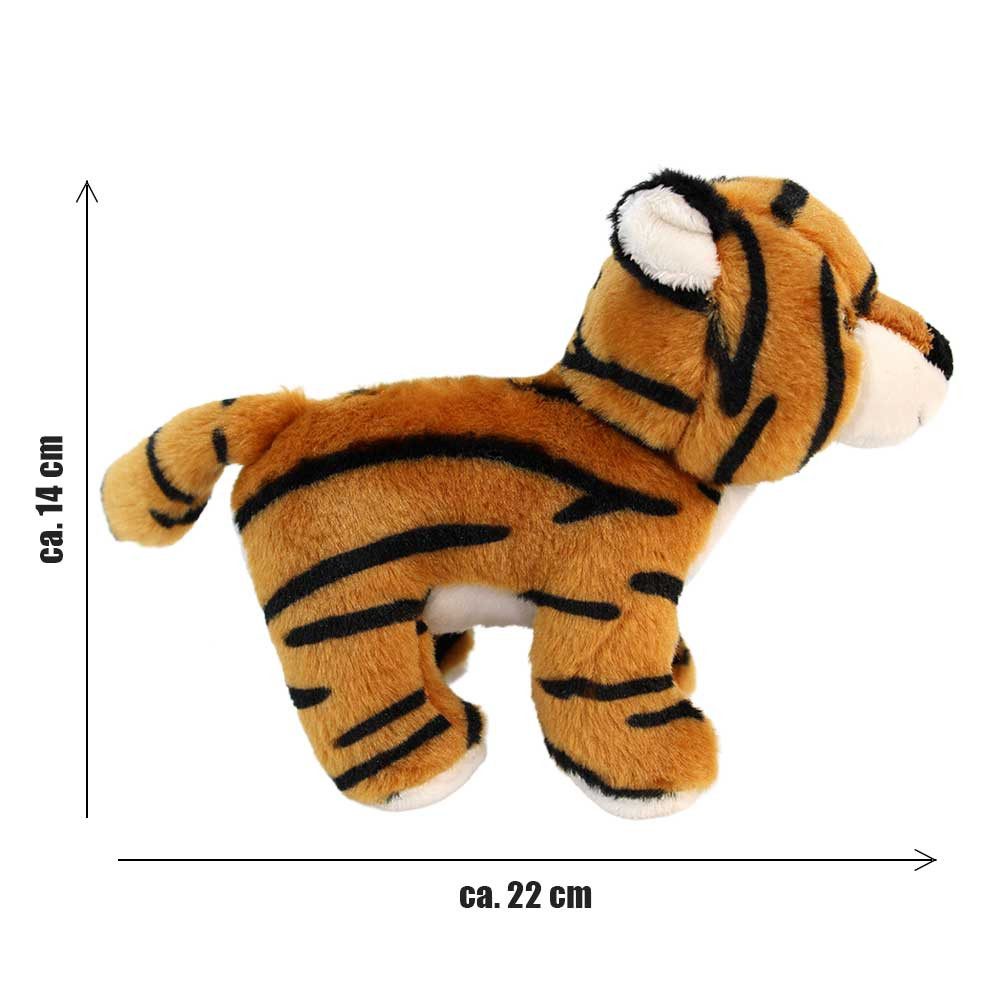 Heinrich Bauer Kuscheltier Plüsch Tiger klein nachhaltig - ca. 15 cm (1-St)