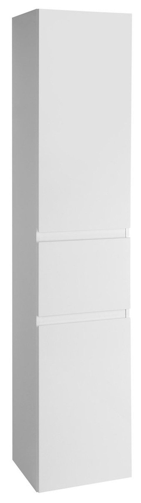 Aqualine Seitenschrank ALTAIR Hochschrank mit Wäschekorb 40x184x31cm, weiß Aqualine-AI185L