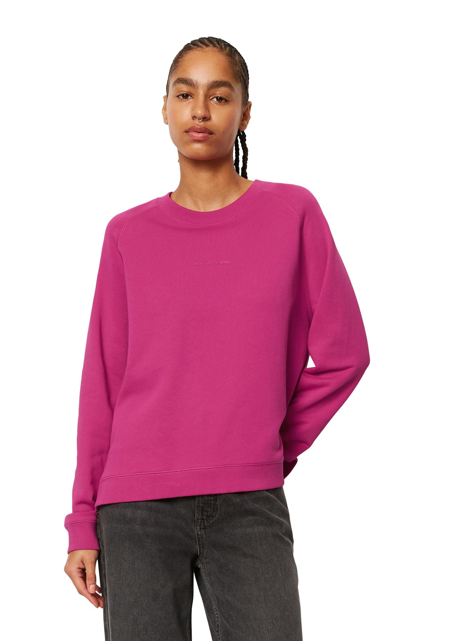 Marc O'Polo DENIM Sweatshirt aus Organic Cotton rosa