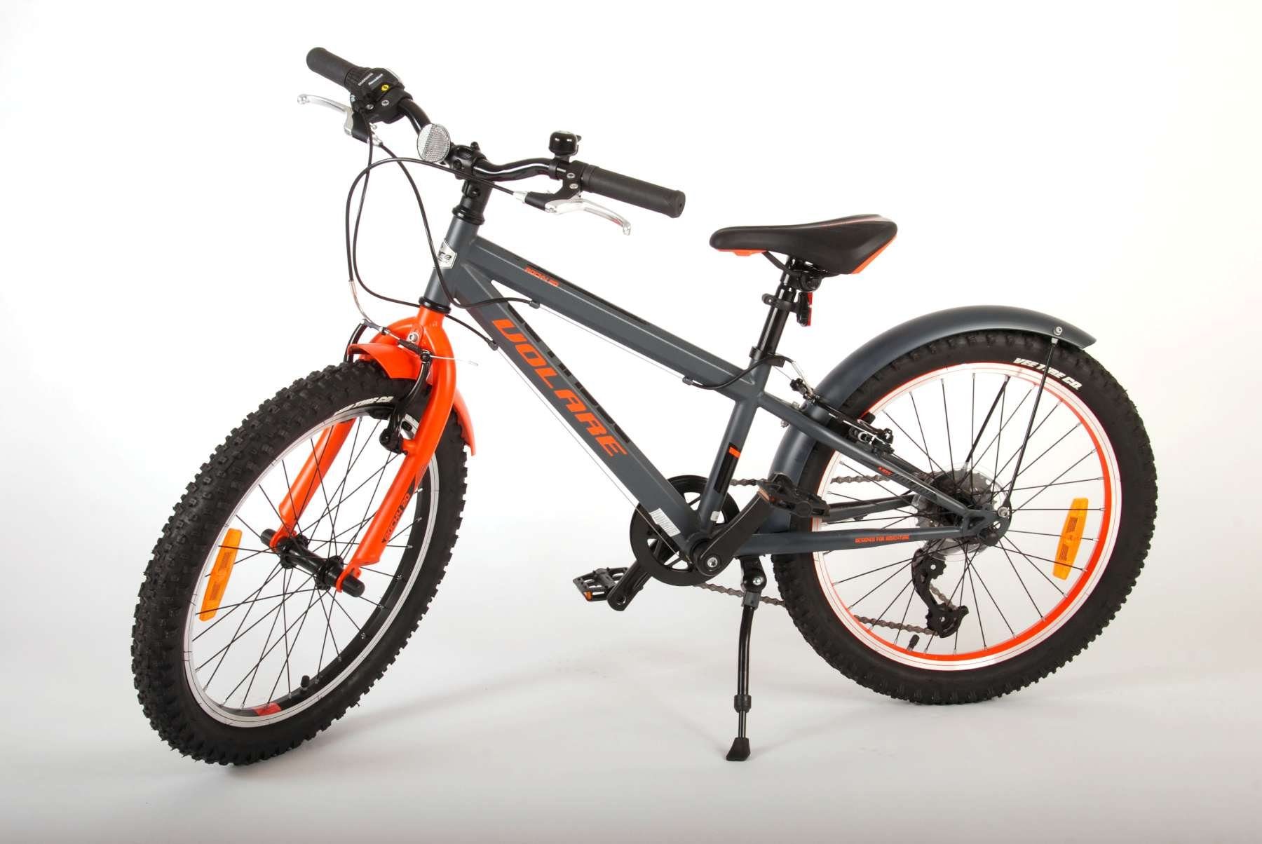 6 TPFSports Fahrrad - Fahrrad Gänge - 20 6 Grau 20 Sicherheitsgriffe), Kinder Rocky - 2x Handbremsen, Gang, Jungen Jugend Jugend mit Volare - (Jungsfahrrad Kinderrad - Zoll Zoll Kinderfahrrad Kinderfahrrad