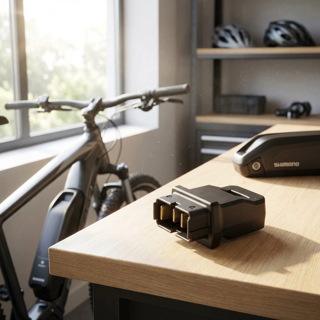 Shimano SHIMANO Ladeadapter für E-BIKE SYSTEMS Akkus BT-E6000 BT-E6001 BT-E601 E-Bike Akku