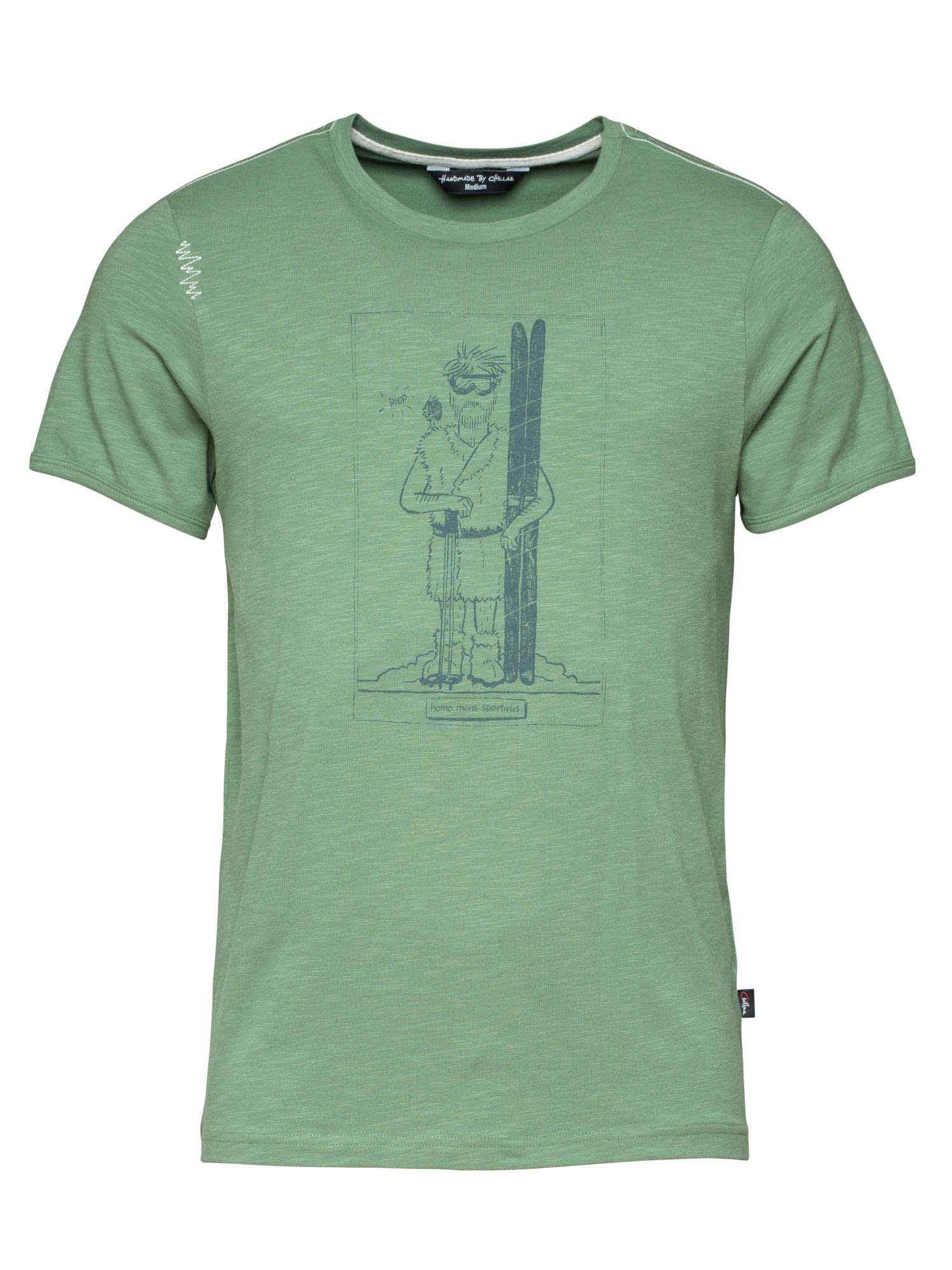 Chillaz T-Shirt Chillaz M Homo Mons Sportivus T-shirt Herren Green