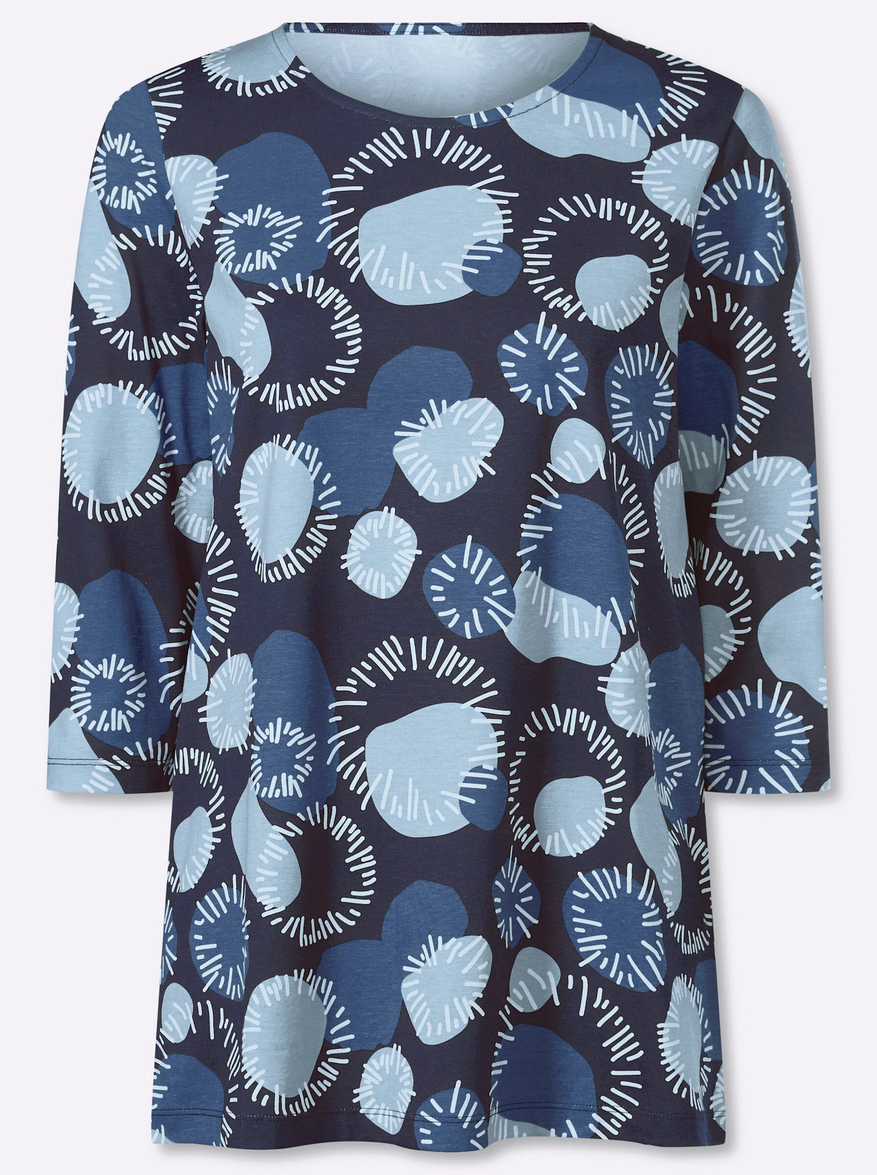 T-Shirt Longshirt 3/4-Arm