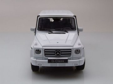 Welly Modellauto Mercedes G-Klasse G-Modell 2009 weiß Modellauto 1:24 Welly, Maßstab 1:24