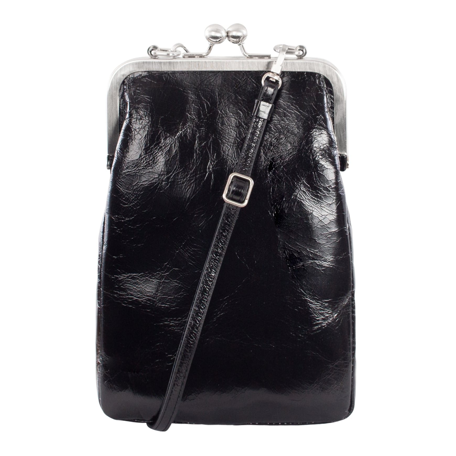 VOLKER LANG Schultertasche MILA  Elegante Damen Bügeltasche aus italienisch günstig online kaufen